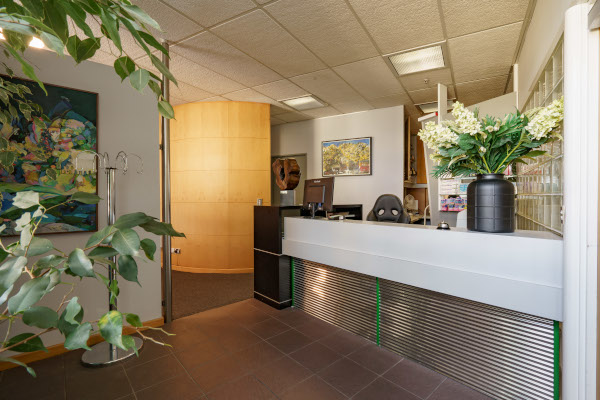 dental clinic's lobby area - Brandon Street Dentists
